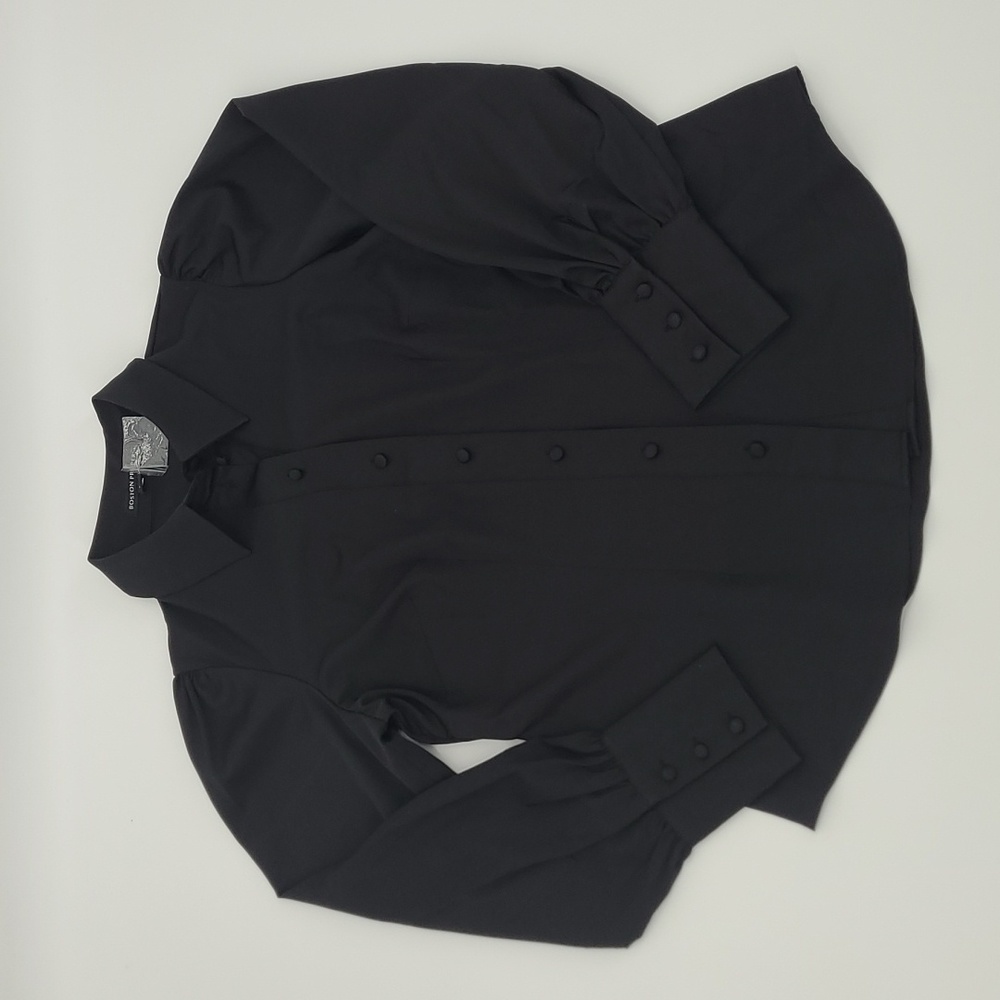 Boston Proper NWT Victoria Chic Drama Sleeve Shirt Women's Sz. M